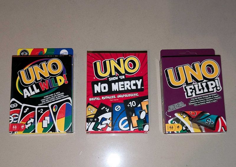 UNO COMBO Pack (No Mercy+All Wild+Flip)
