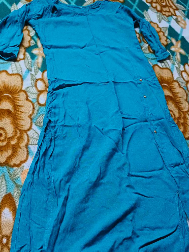 Elegant Blue Kurta Dress