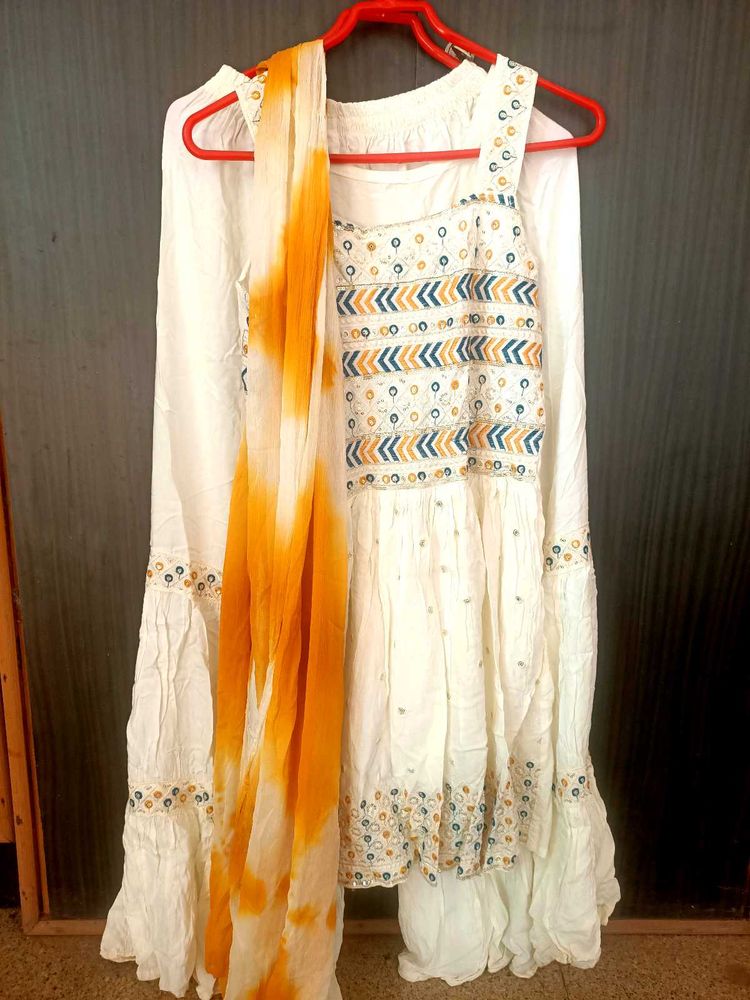 🤍Sharara Set🤍🧡