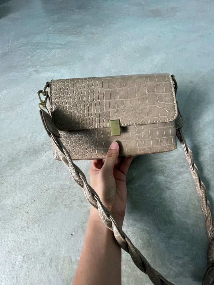 Crocodile Crossbody Bag