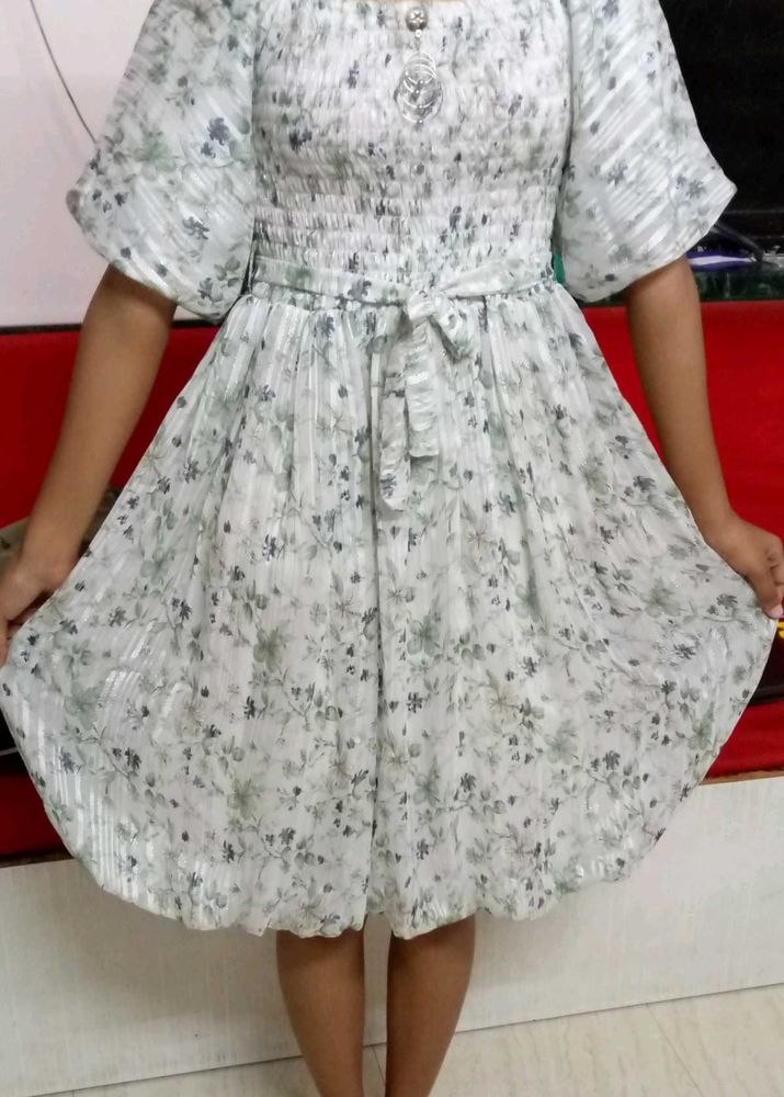 Floral Print Off-Shoulder Mini Dress