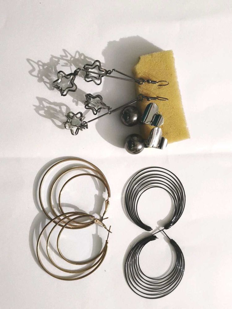 4 Pair Of Earrings