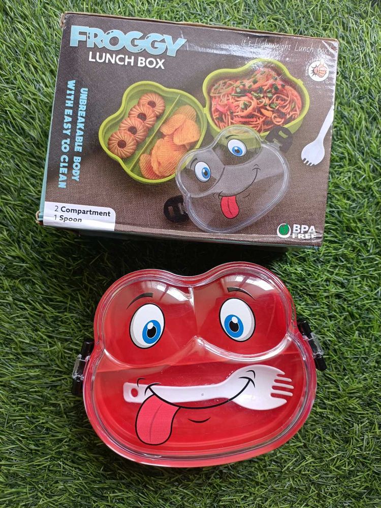 Frog Face Brand New Tiffin For Kids