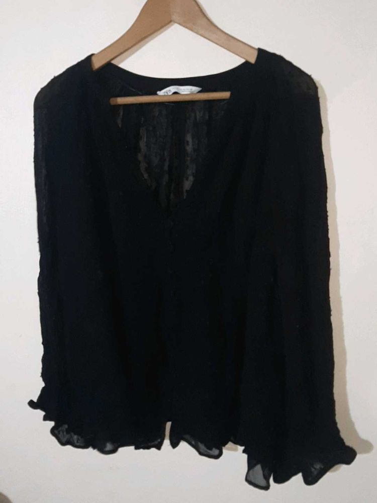 Mesh Full Sleeves Top