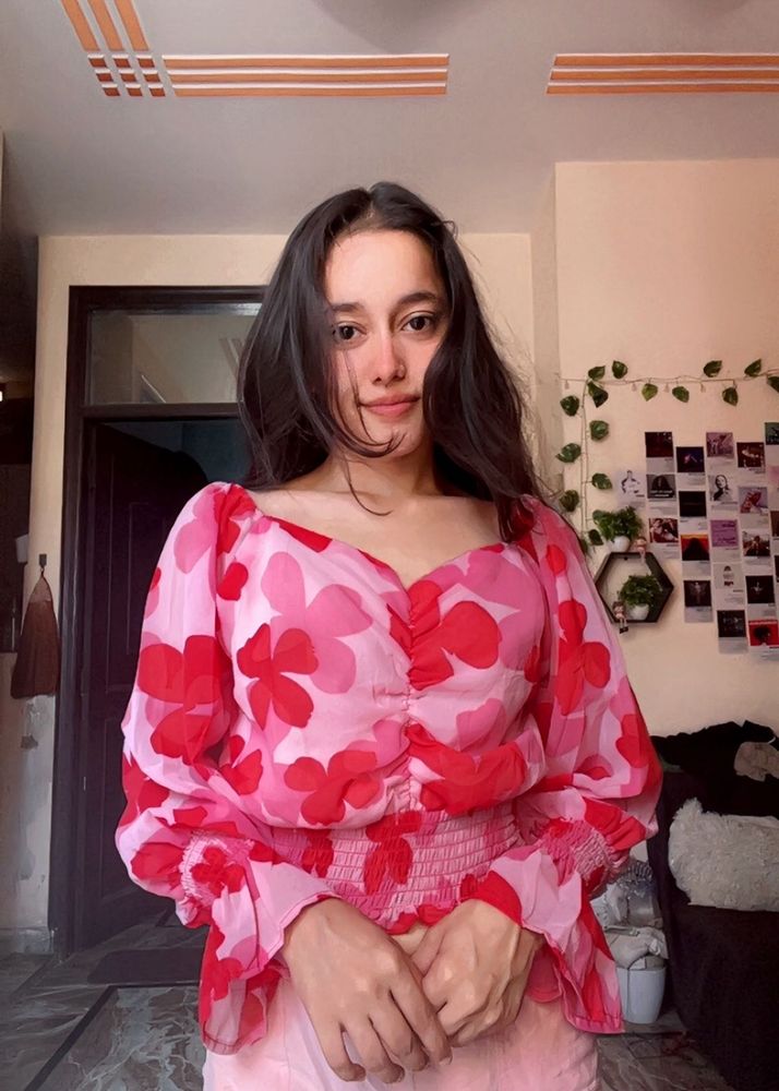 Floral Off-Shoulder Top