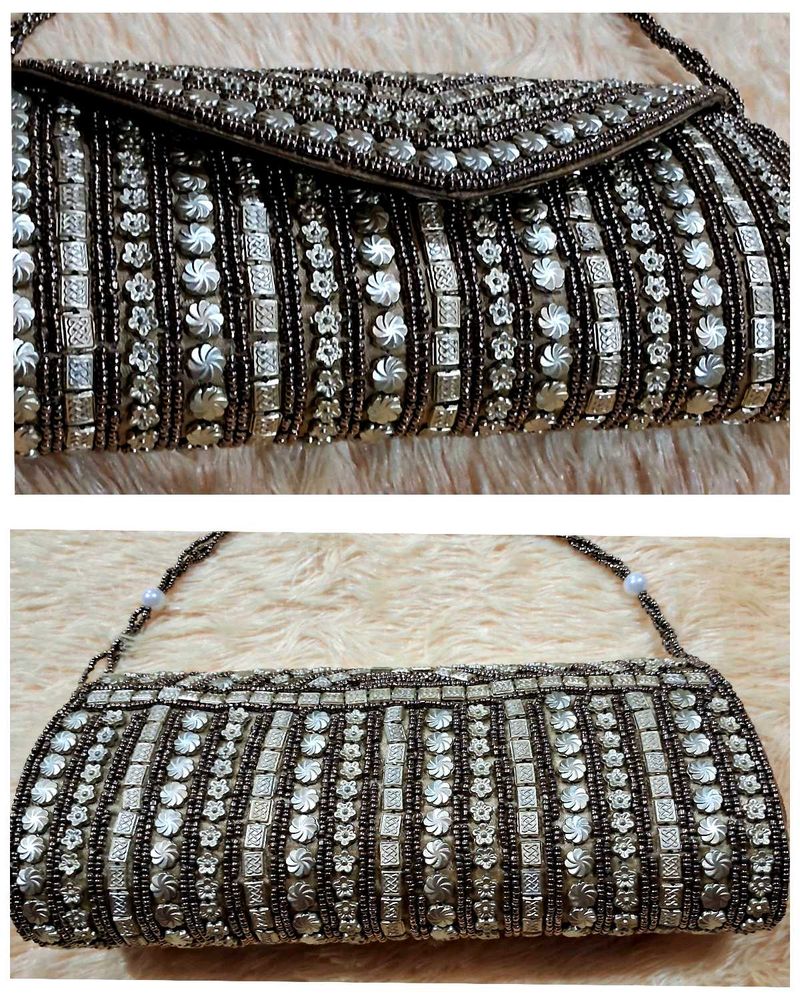 Party Wear Purse Golden