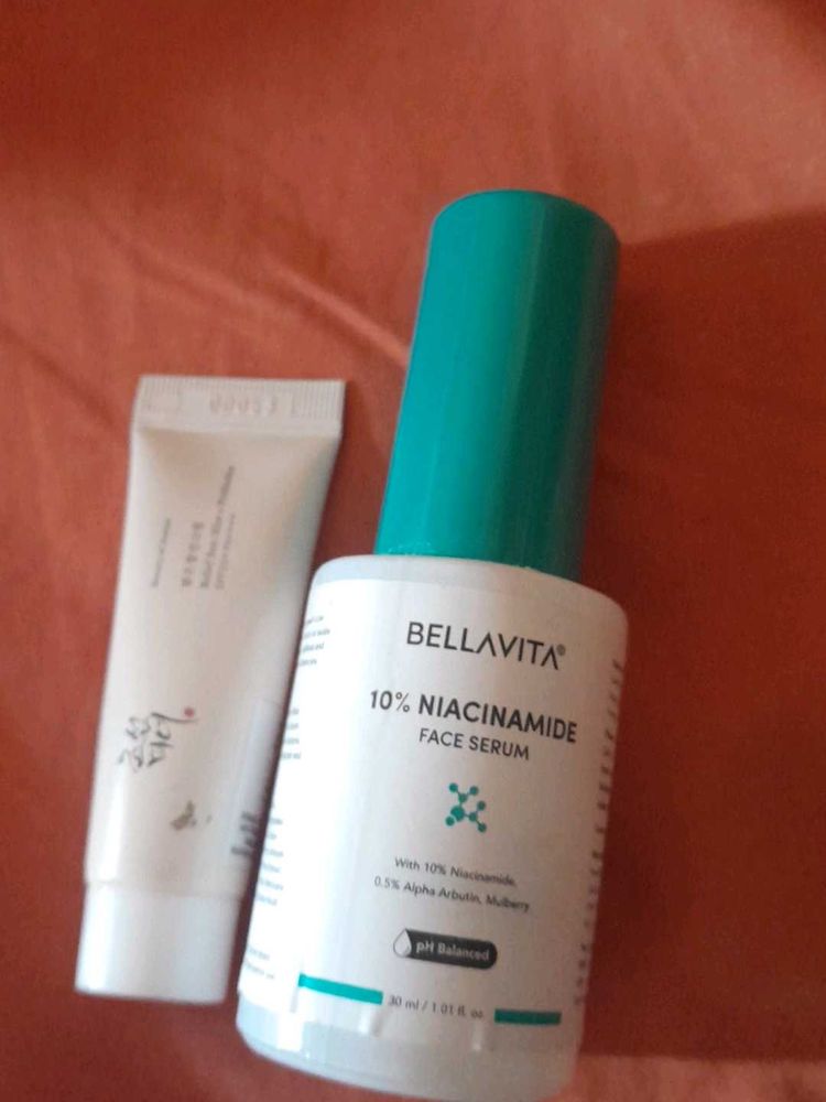 Bella Vita Niacinamide Face Serum with trayal pack