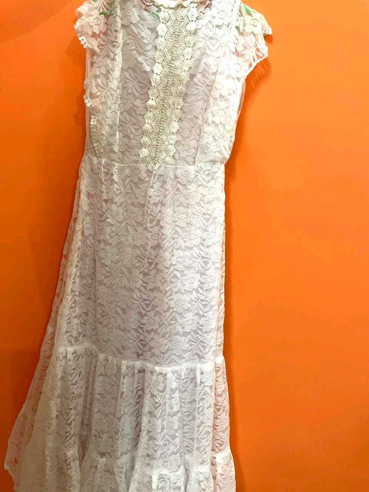 Princess Three Layer Dress With Pearl