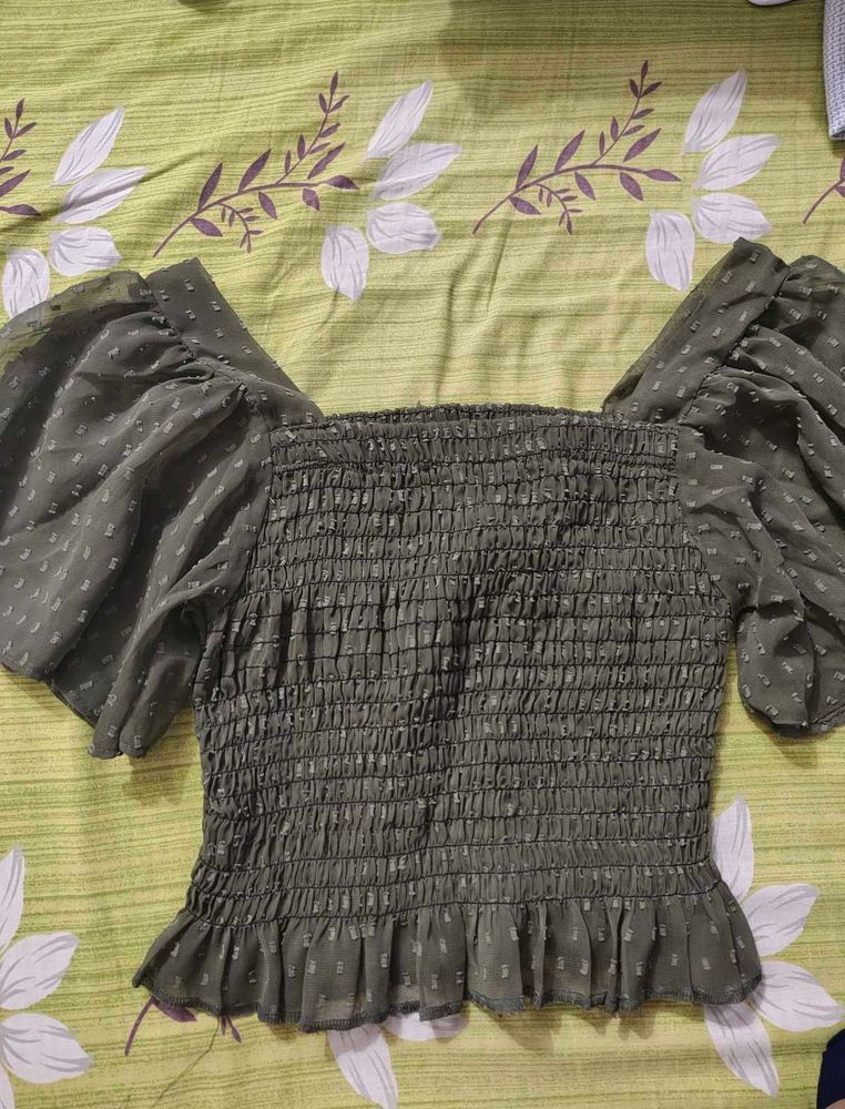 Olive Cute Top