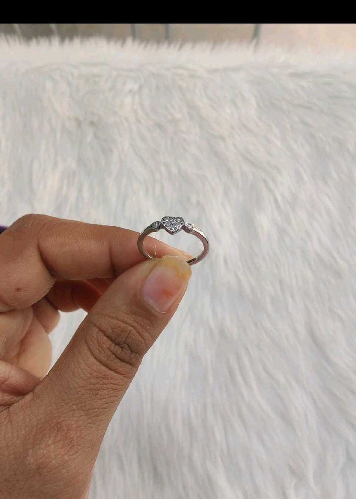 925 Sterling Silver Ring With Hallmark