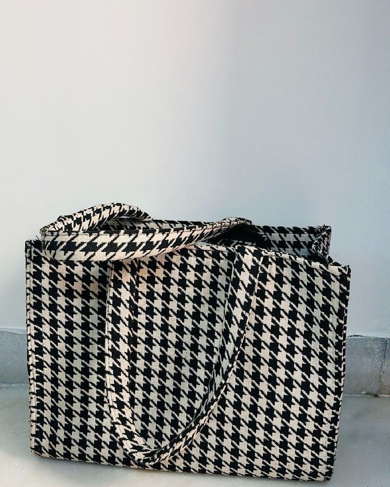 Black And White Tote Bag