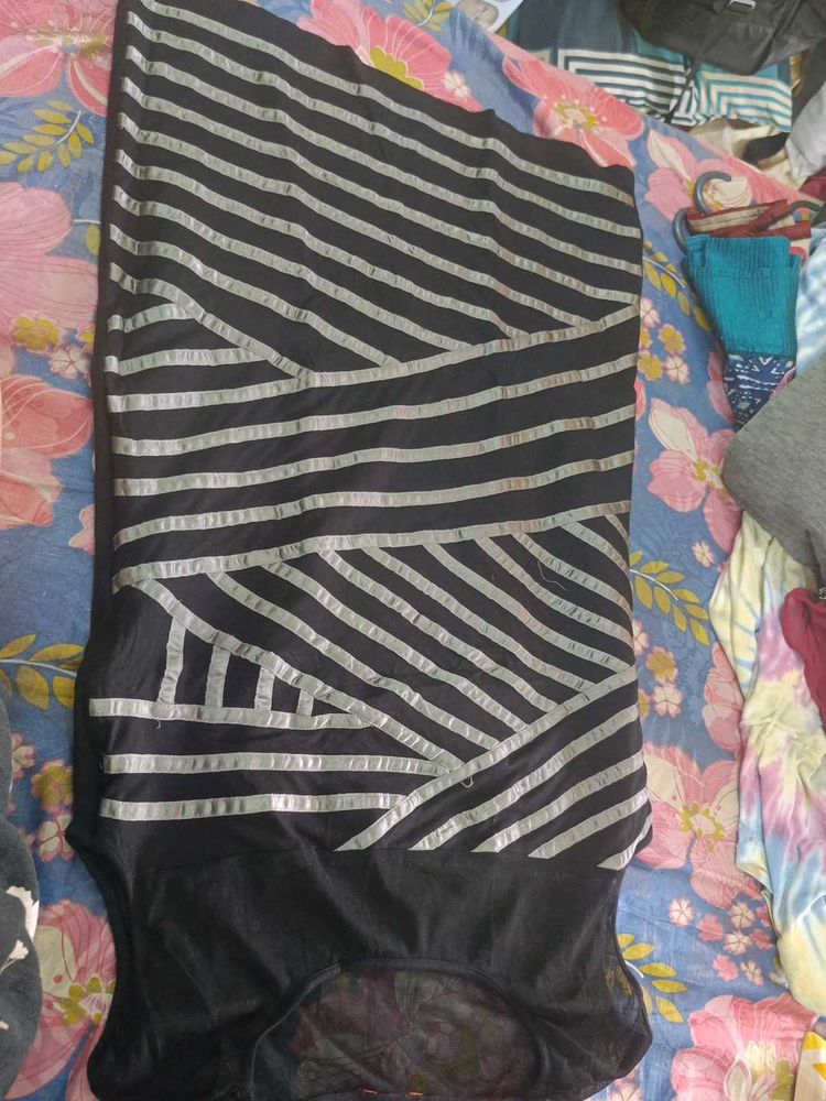 Striped off-Shoulder Top