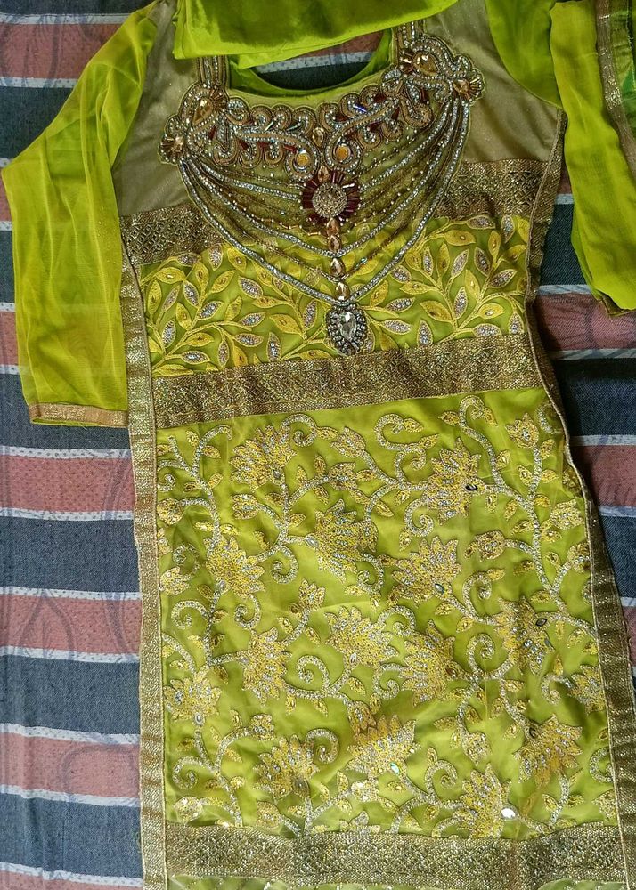 Three Embroide Salwar Kameez