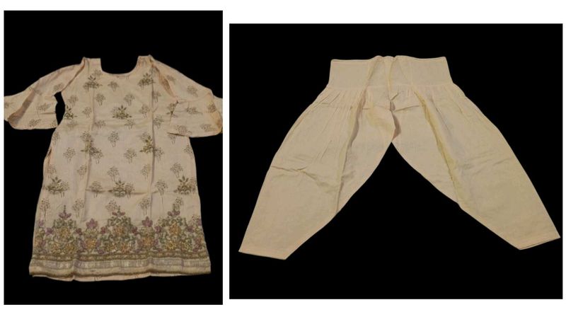 Elegant Kurta With Salwar Embroidery Suit Set