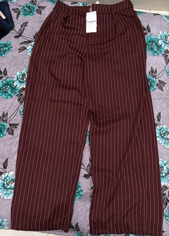 Striped Wide Leg Pants