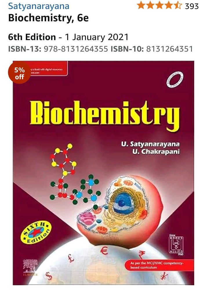 Biochemistry By Satynarayan