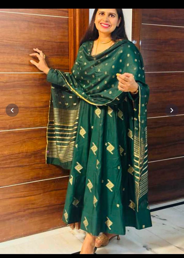 Emerald Green Anarkali Suit