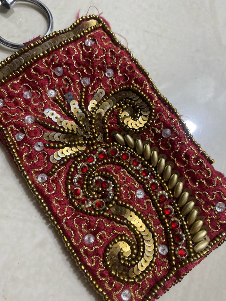 Embroidered Pouch