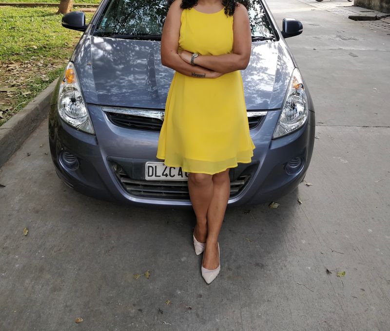 Lemon Yellow Dress