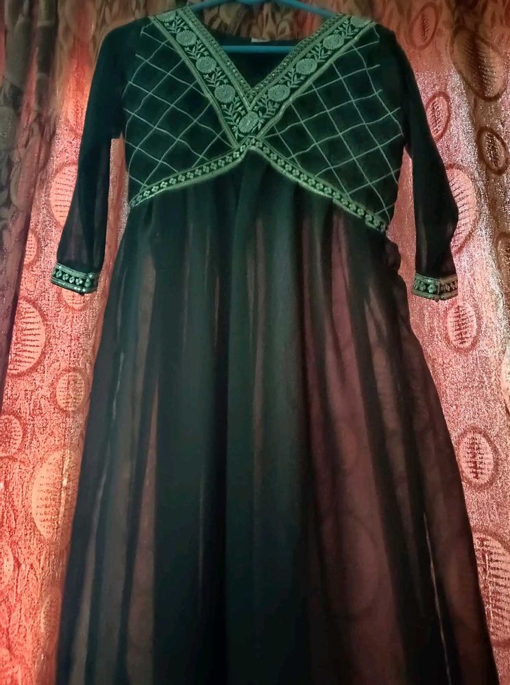 Transparent😍black Kurta