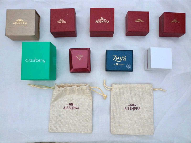 Combo of Jwellery Boxes and Pouch