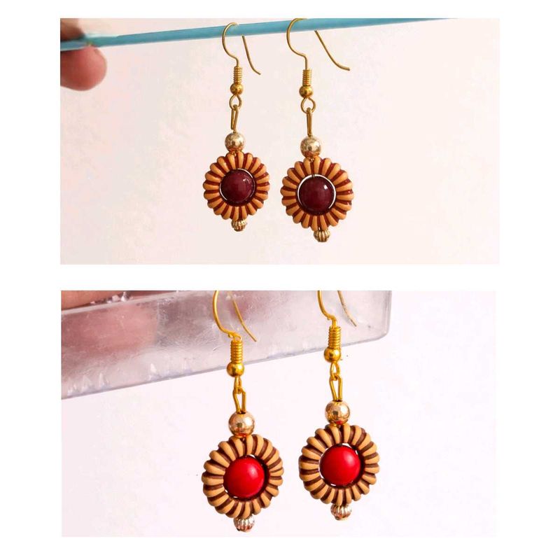 Floral Dangle Earrings