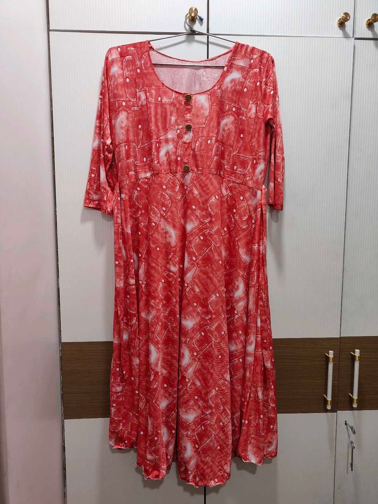 Stretchy Pink Kurti
