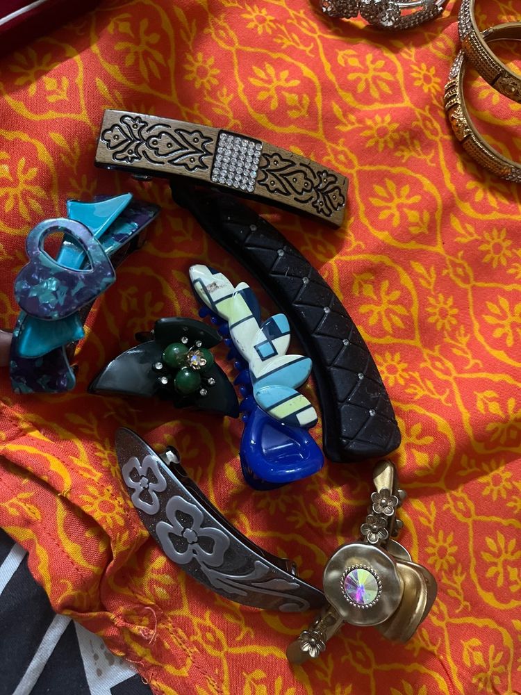 7 Peice Of Cluter And Banana Clips Combo