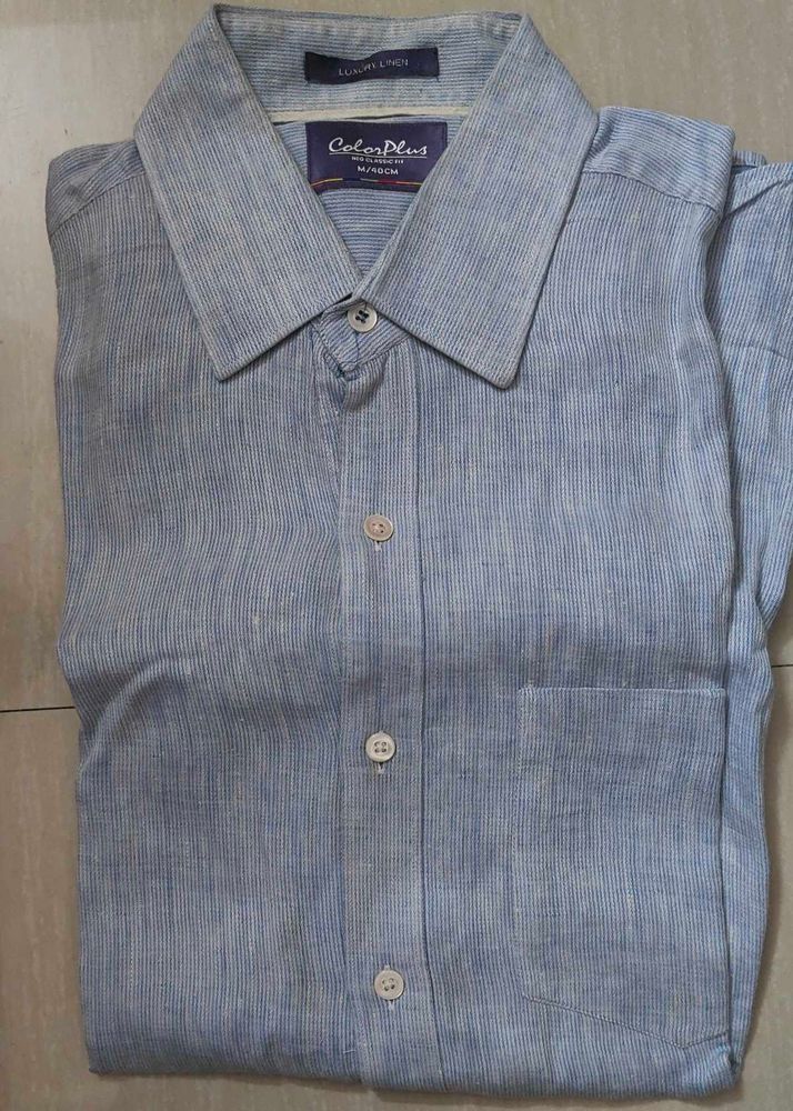 Color Plus Luxury Linen Shirt