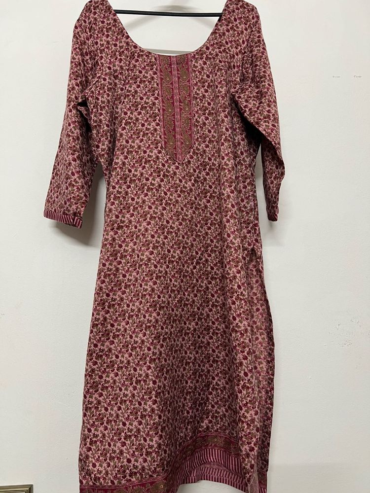 Floral Print Salwar Suit Set