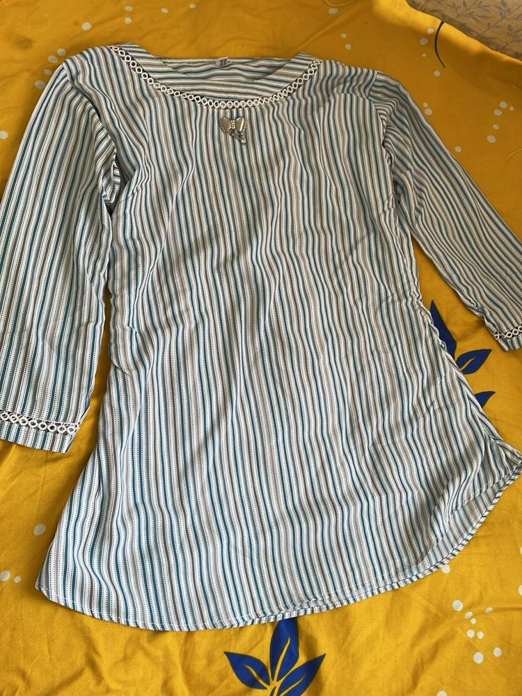 Striped Tunic Top