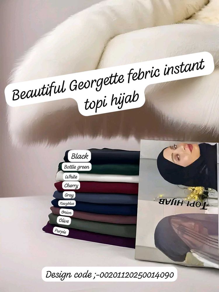 Georgette Instant Hijab