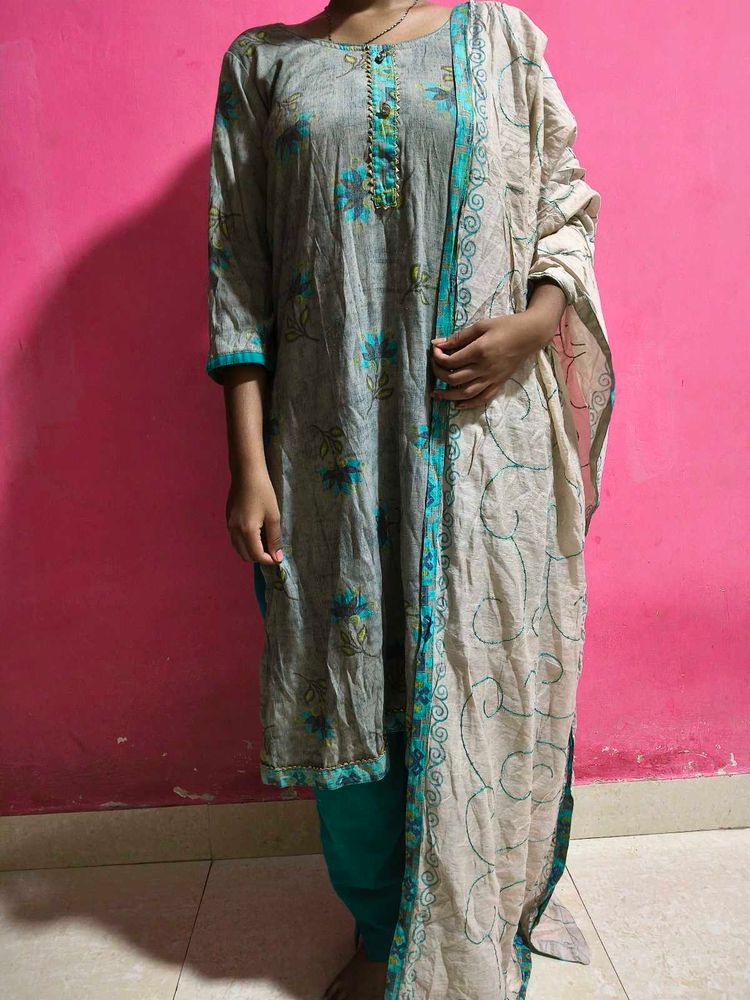 Cotton Kurta Set