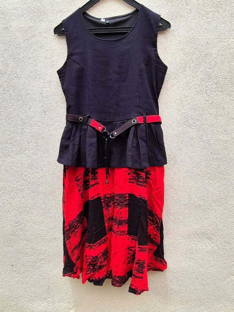 ✨ Black &amp; Red Stylish Dress ✨