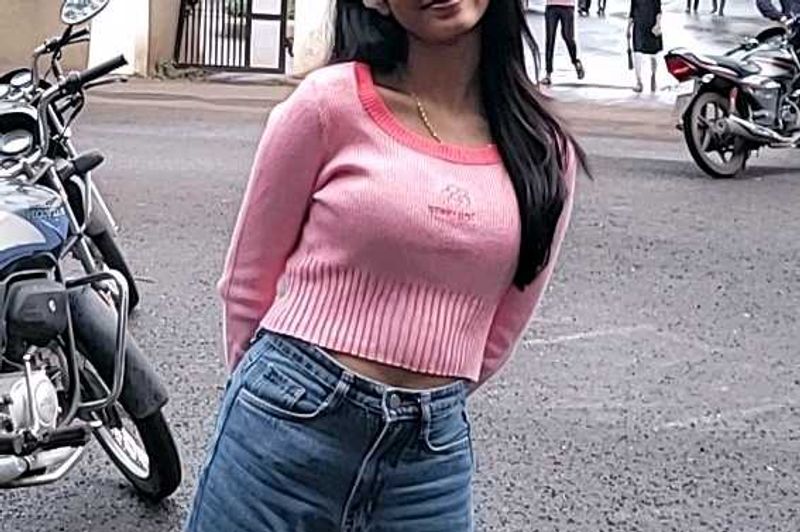 Pink Cropped Sweater