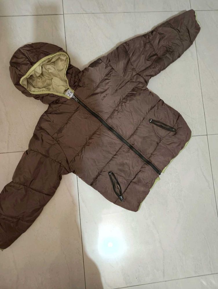 Brown puffer Jacket
