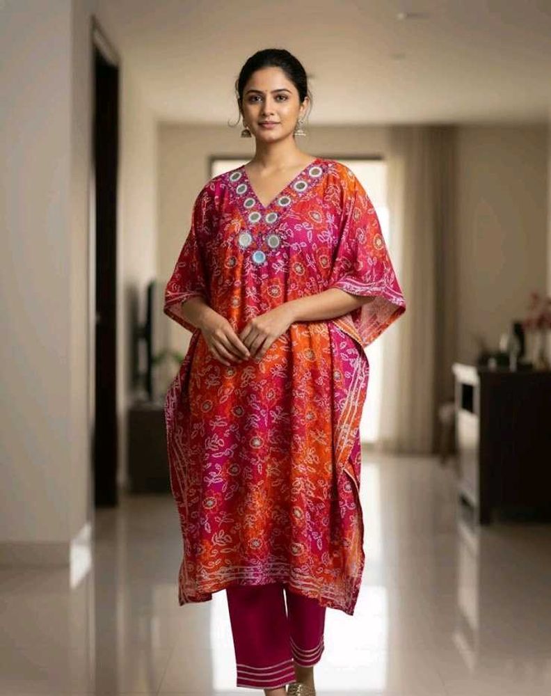 Stylish Kaftan Kurta Set