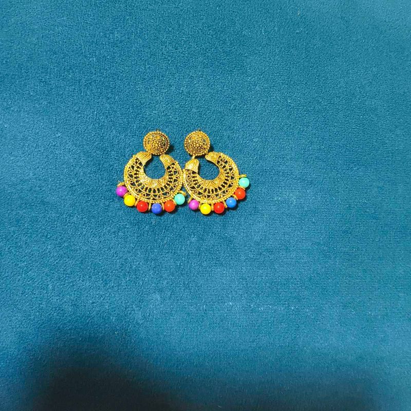 Colorful Beaded Earrings
