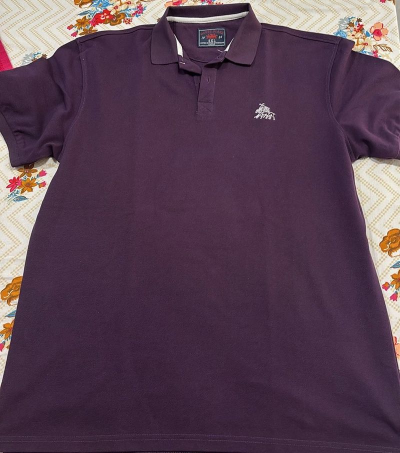 Men's Purple Polo T-Shirt