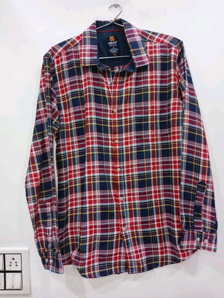 Checked Cotton Shirt