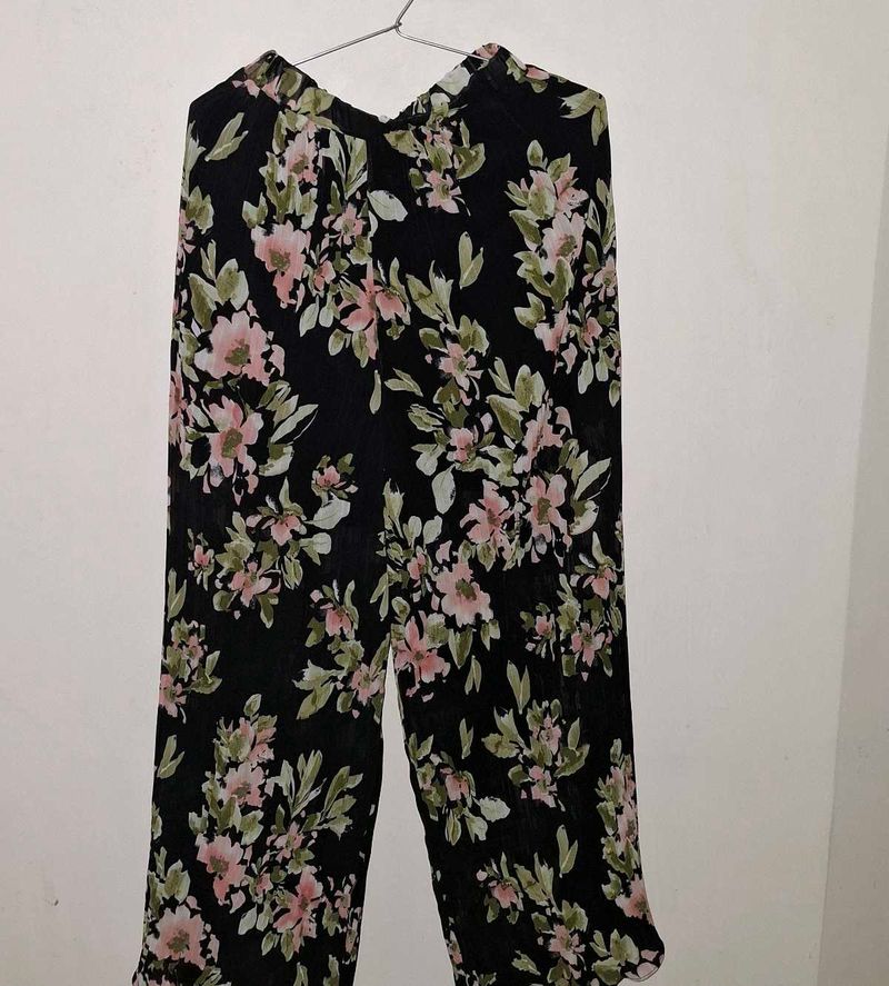 Floral Print Pants