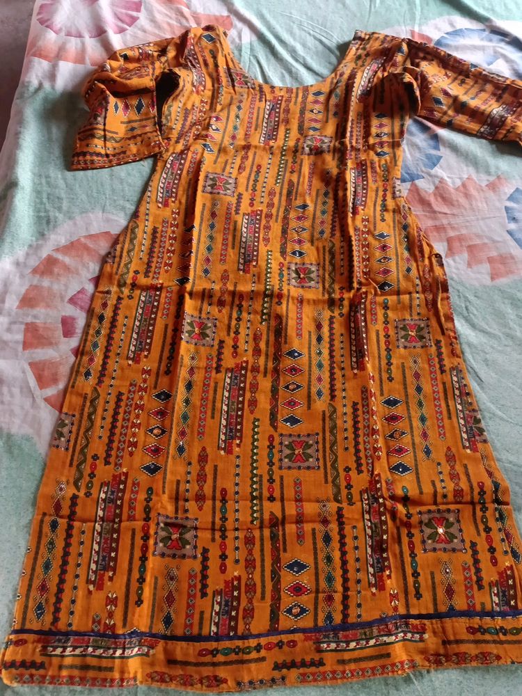 Hardly Used One Time Full Kurta Pant , And Dupatta