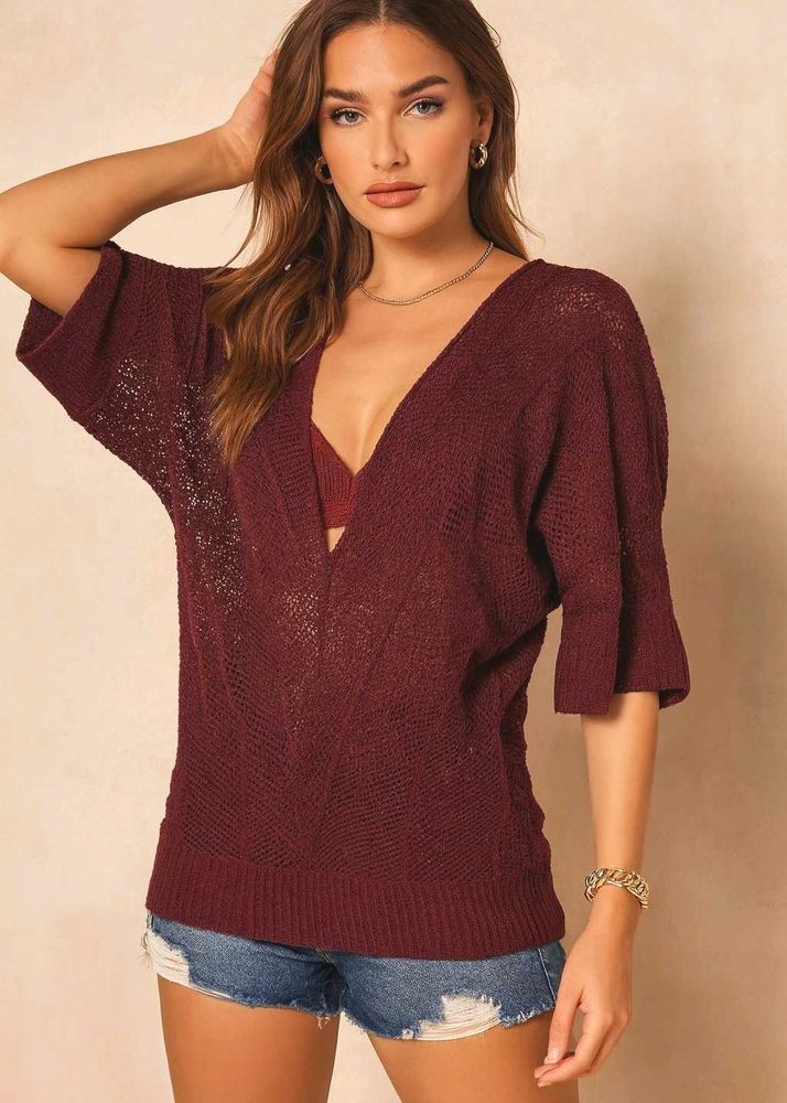 🎀Buy1 Get1 Free Crochet Knit Top D
