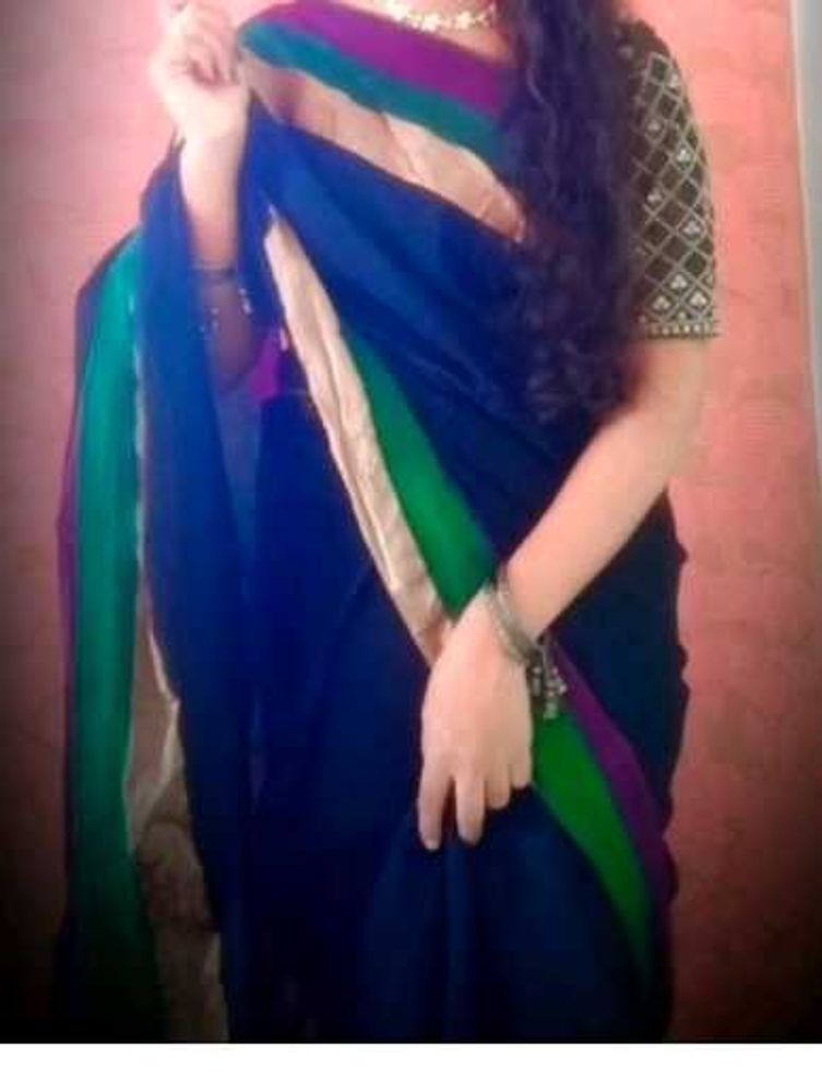 Black Cotton Saree