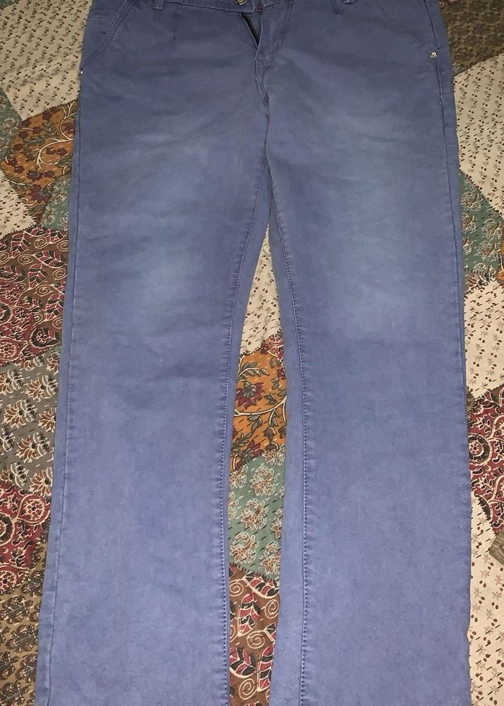 Blue Denim Pants