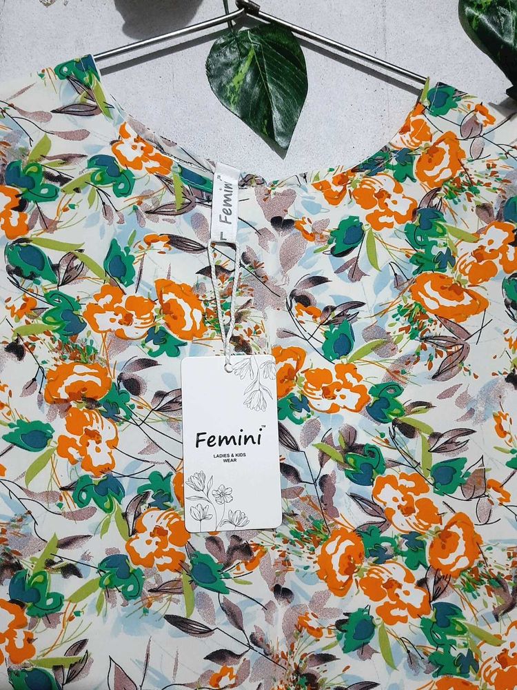 New With Tag Floral Print Top