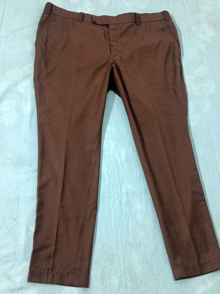 Brown Casual Pants