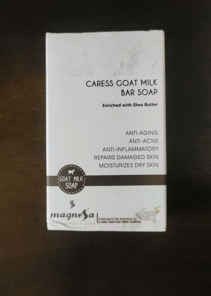 MAGNESSA CARESS GOAT MILK BAR SOAP