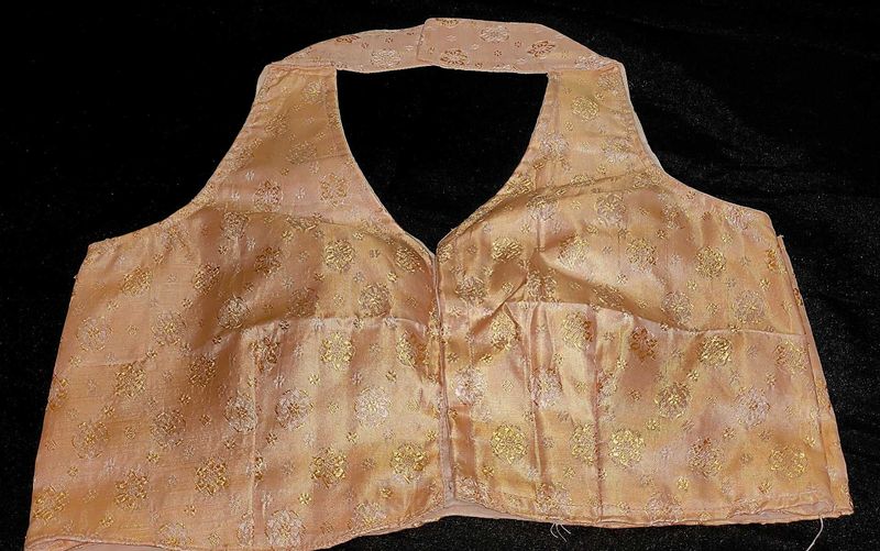 Peach Embellished Blouse