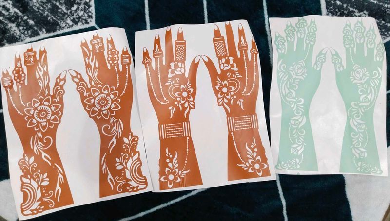 mehndi stickers